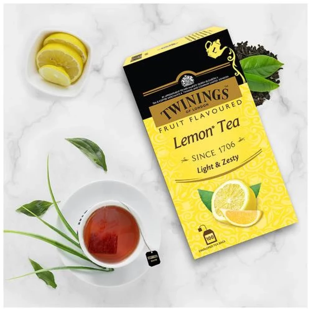 Twinings Flavoured Tea - Lemon,  200 g (100 Bags x 2 g each) -7.webp